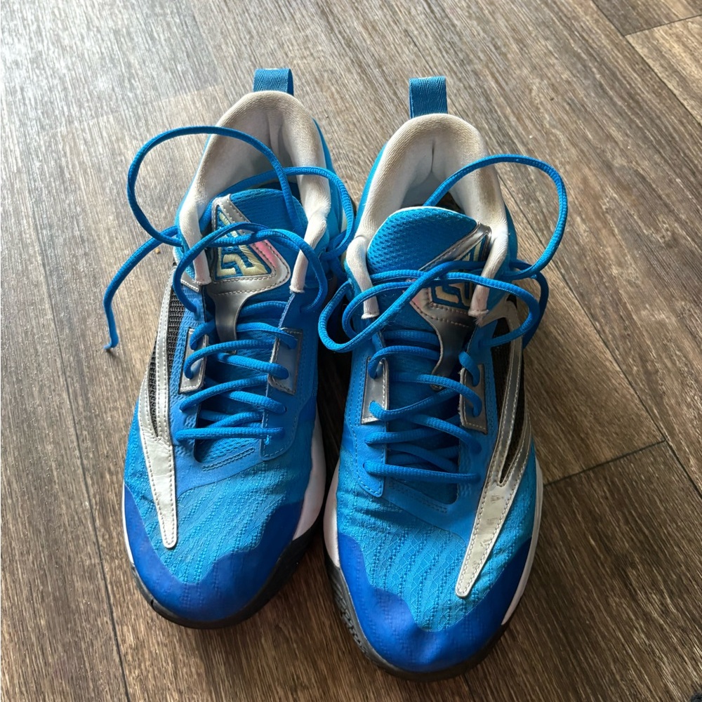 Nike Men's Blue and White Athletic Shoes